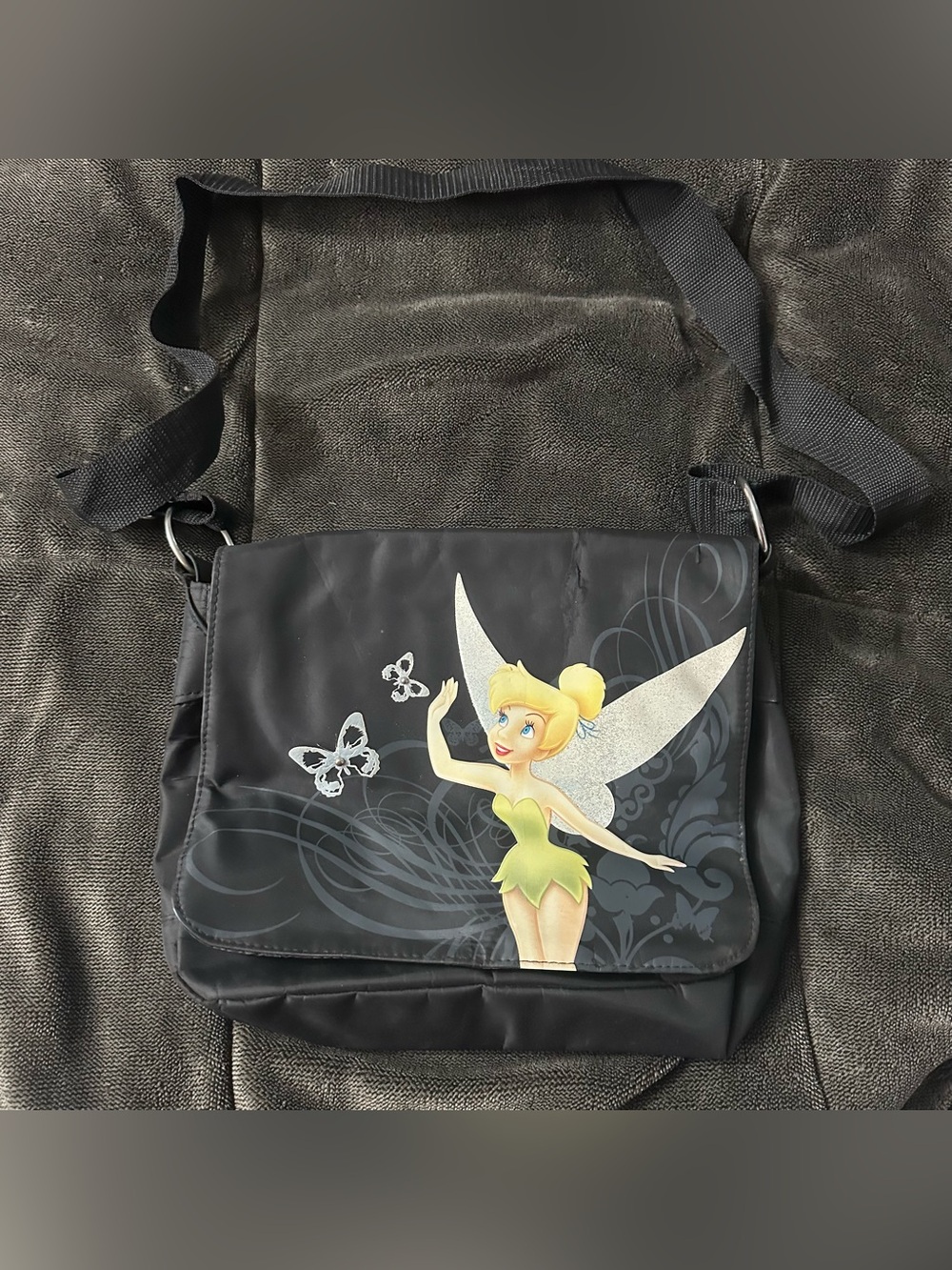 π2 For $25πY2K The Wonderful World Of Disney Tinker Bell Crossbody Messenger Bag